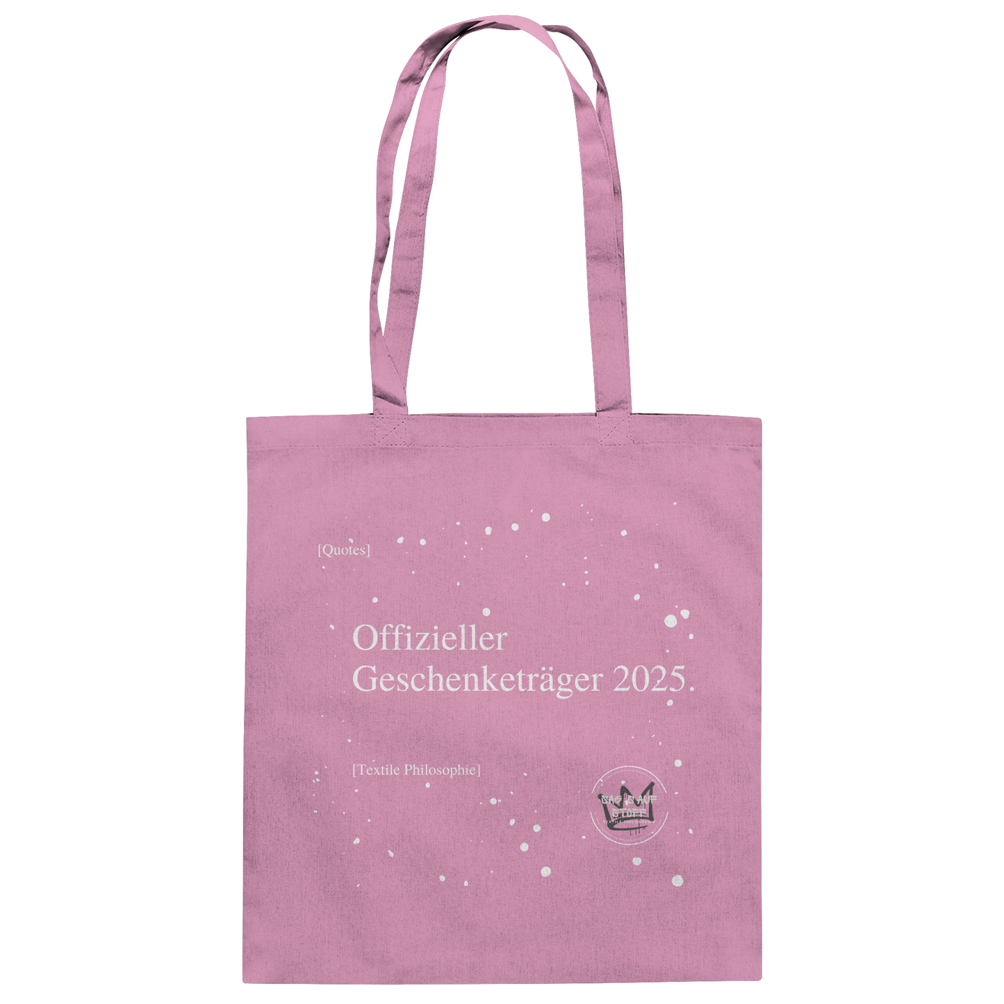 Jutebeutel „Offizieller Geschenketräger 2025“